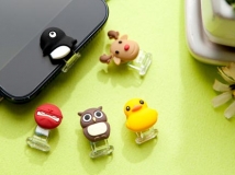 iPhone5卡通动物造型防尘塞