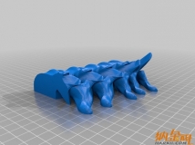 3D打印脊柱烛台STL图纸下载