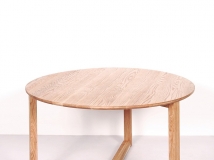 创意实木圆桌子