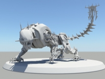 maya机械模型