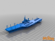 USS Midway Aircraft Carrier USS航母3D打印模型
