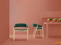 简洁风格Oslo椅和Valentino长凳