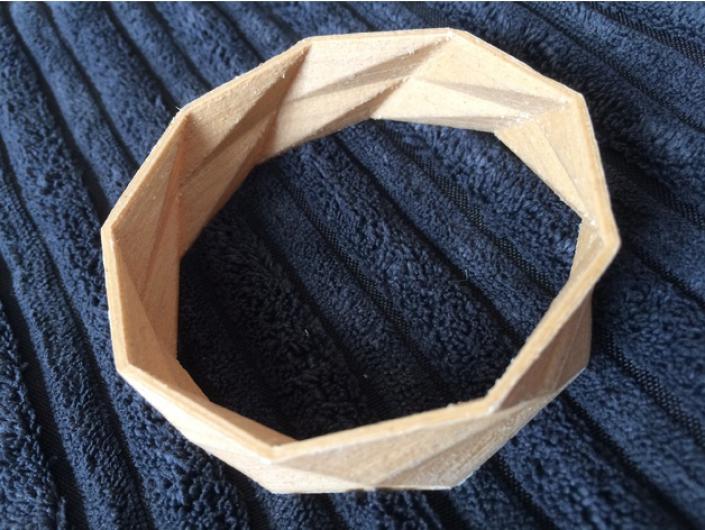 ​几何三维手镯3D打印定制