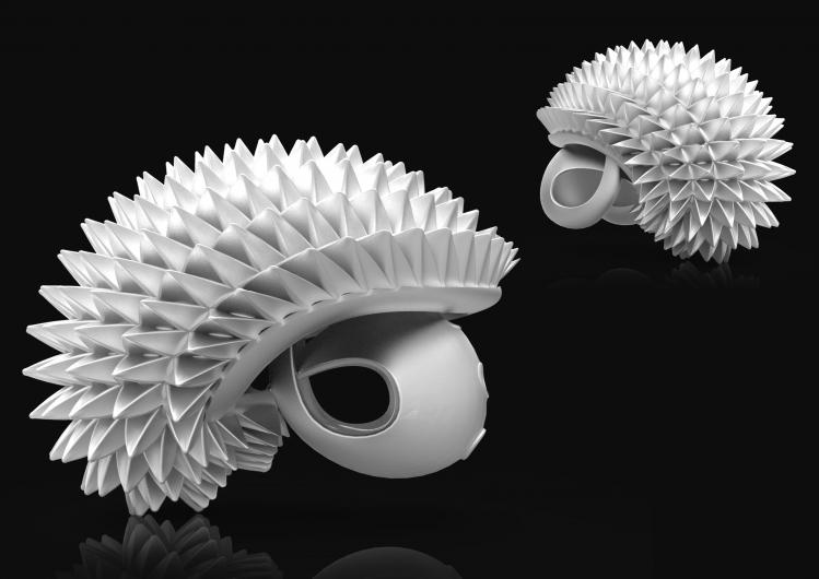 异形海螺创意设计与3D打印定制