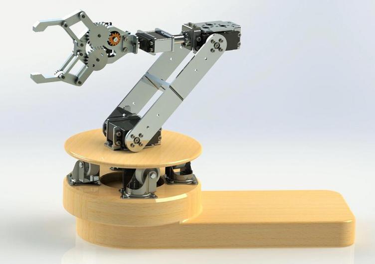 機器人手臂3D模型