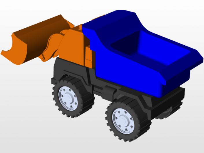 3D打印玩具卡车定制