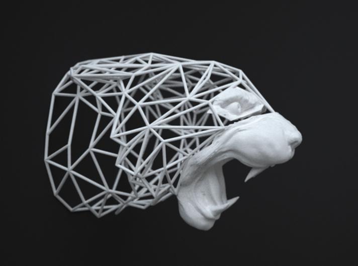 老虎装置艺术3D打印定制
