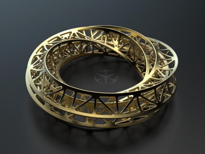 异形戒指3D打印