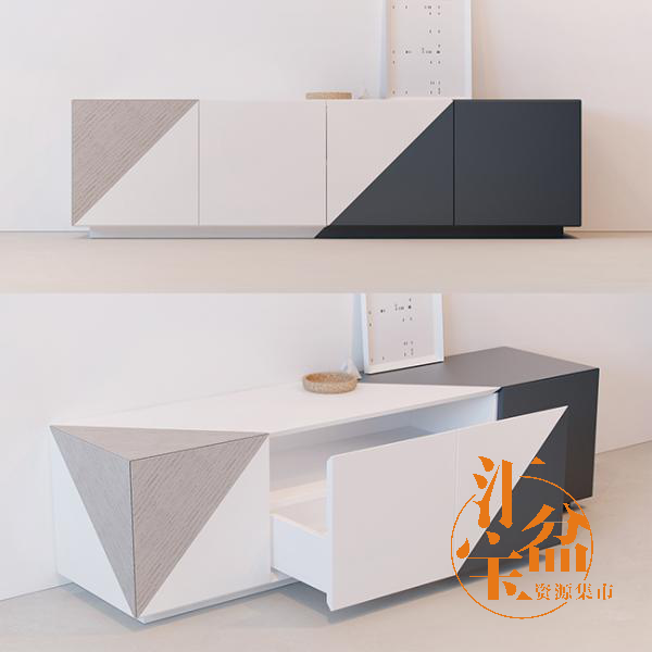 Elegant cabinets典雅橱柜模型