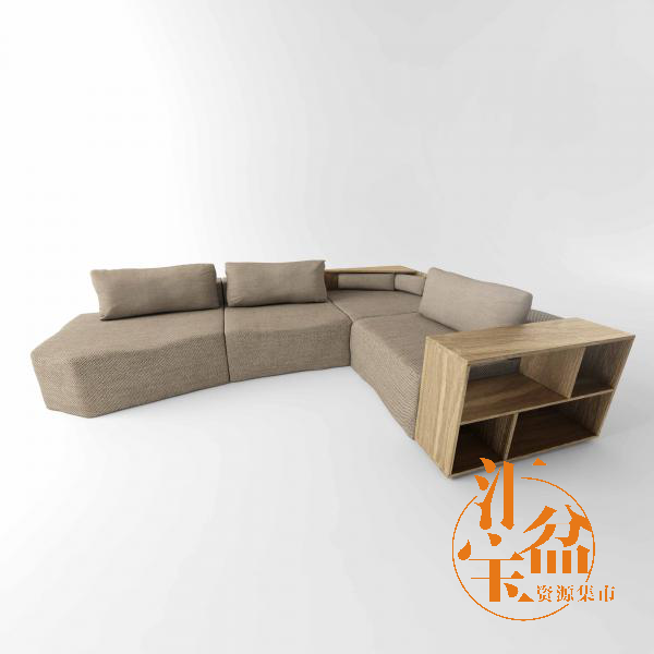 Simple style sofa简约风沙发模型