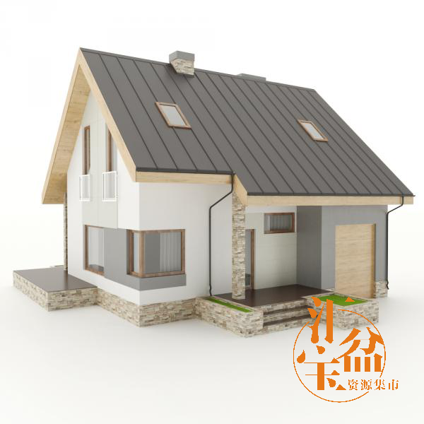 歐式別墅小屋模型