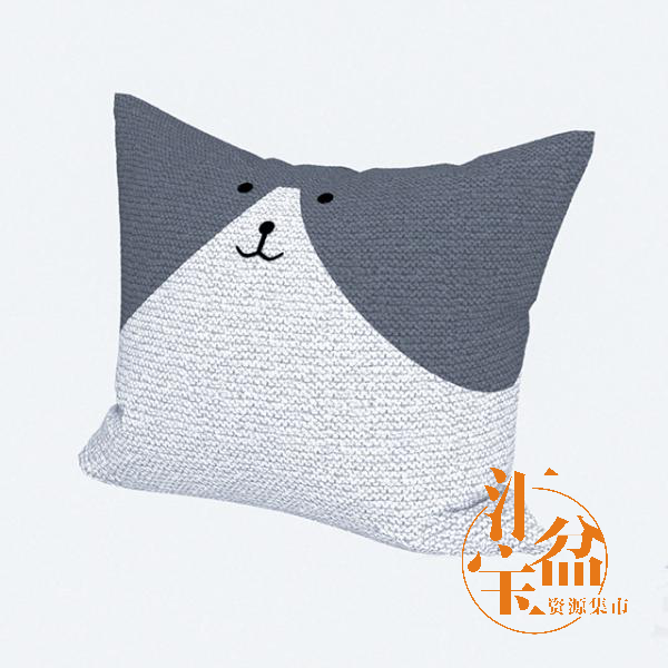 可爱猫咪卡通抱枕模型
