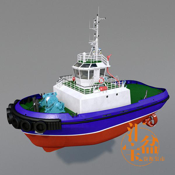 多功能援救船3D模型