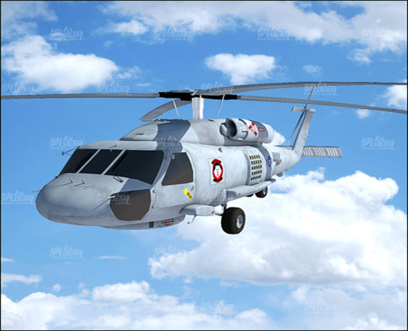 maya直升飞机模型