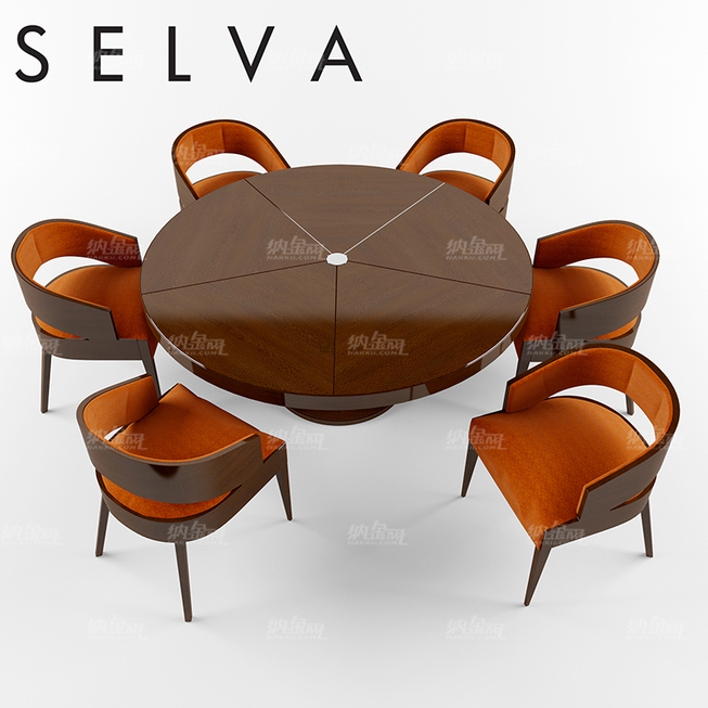 经典优雅大气桌椅3D模型