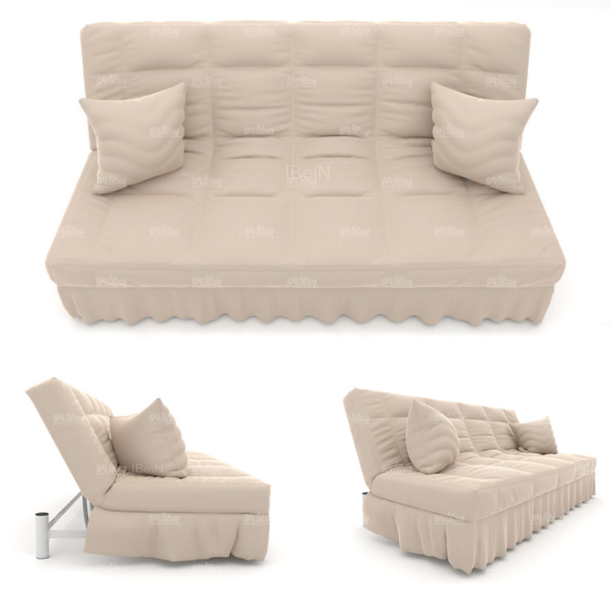 小清新沙发床模型
