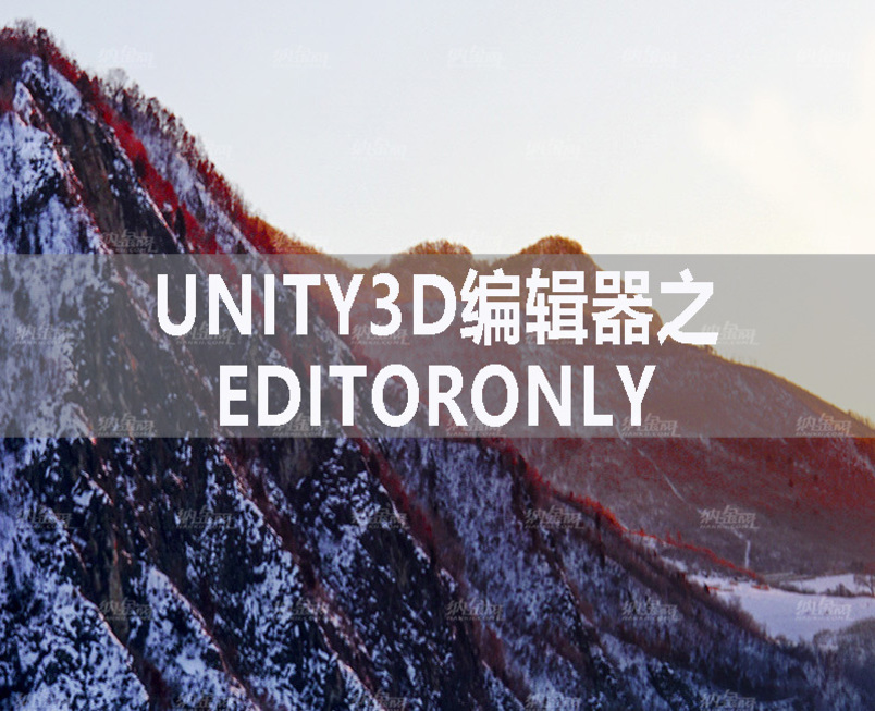 Unity3D編輯器之EditorOnly