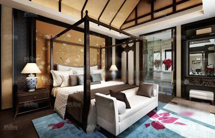 中式特色卧室场景整体模型