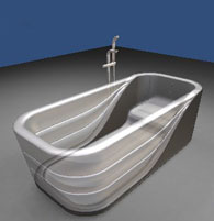 充气浴缸Web3D交互