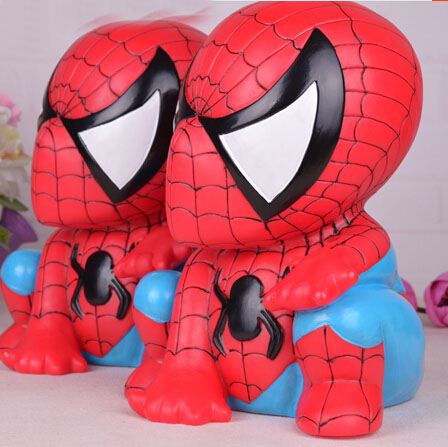 创意可爱蜘蛛侠储蓄罐儿童节礼物