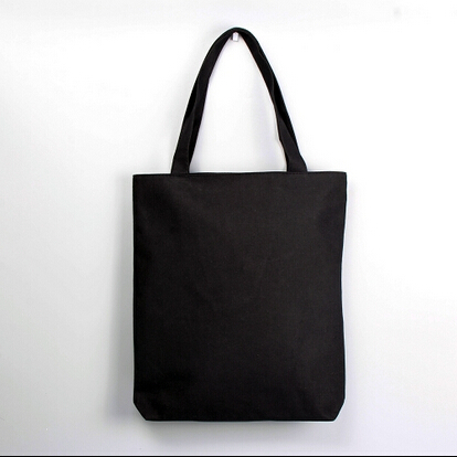 DIY纯白纯黑空白帆布创意环保袋