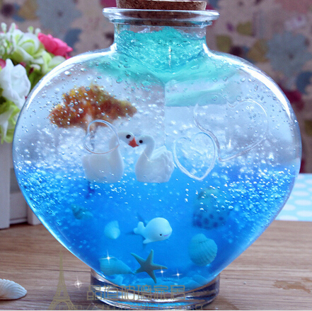 创意海洋星空木塞玻璃瓶生日礼物
