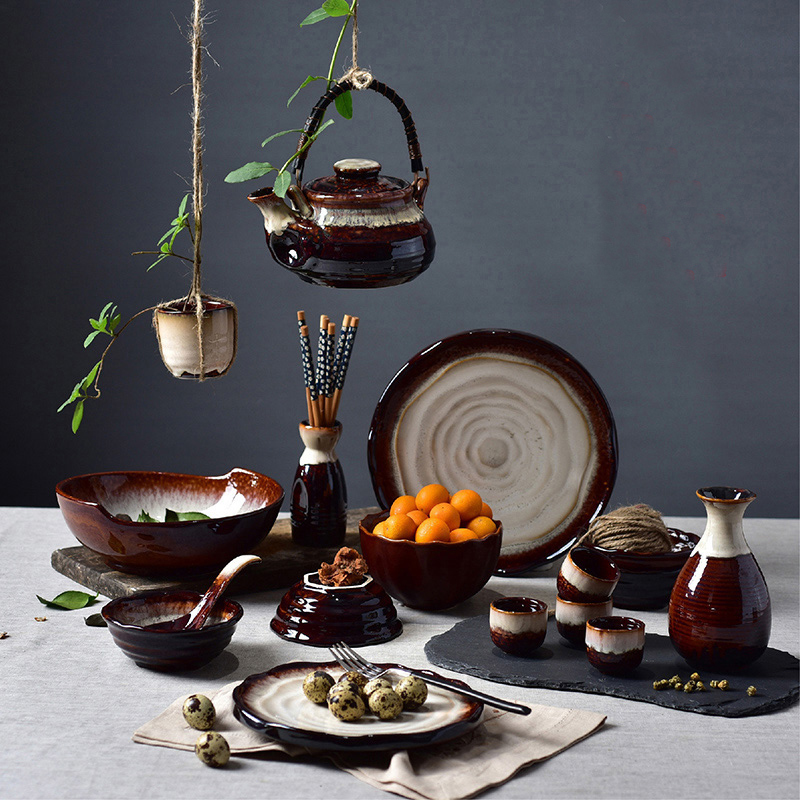 日韩式家用陶瓷餐具设计套装