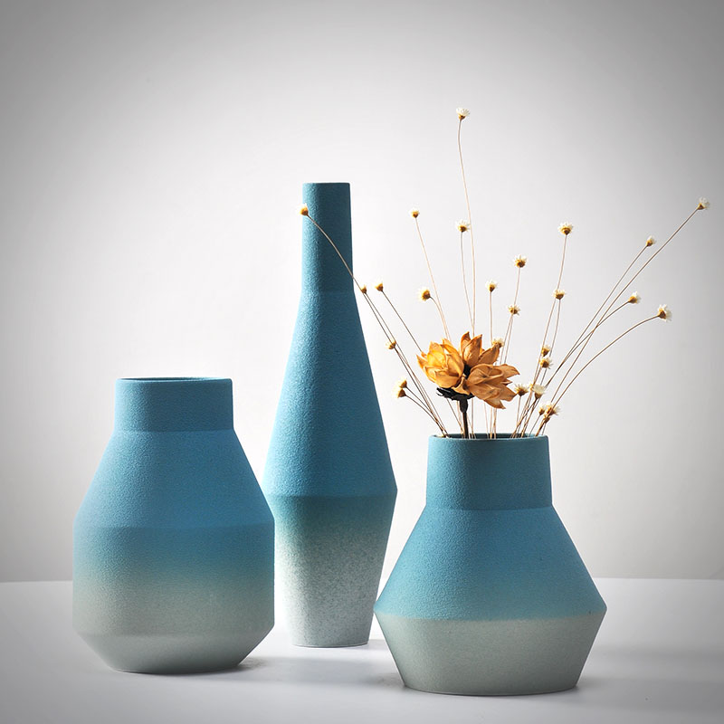 创意地中海陶瓷花器花瓶客厅摆件
