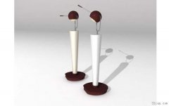 两盏台灯3D模型免费下载