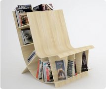 简易椅子书架