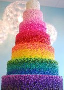 7色彩虹翻糖蛋糕