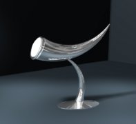 3D象牙金属台灯模型25